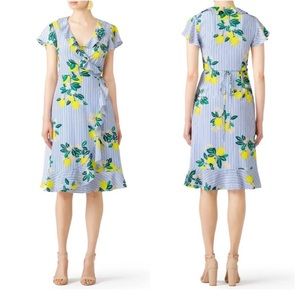 Draper James Lemon Blossom Wrap Dress